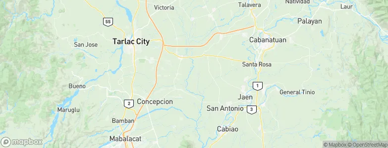 Cama Juan, Philippines Map