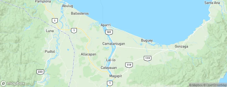 Camalaniugan, Philippines Map