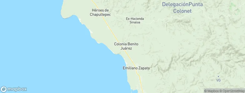 Camalú, Mexico Map