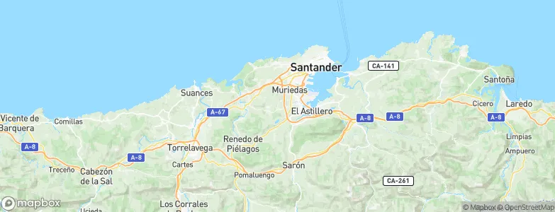 Camargo, Spain Map