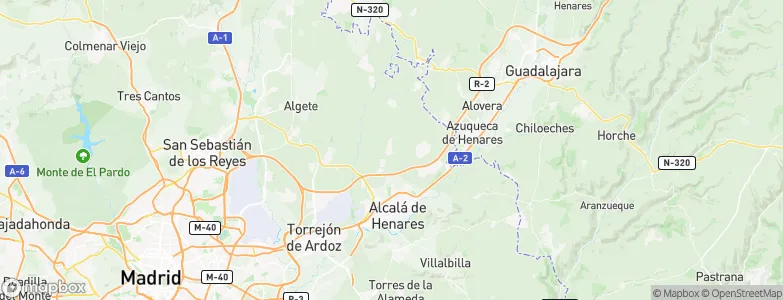 Camarma de Esteruelas, Spain Map
