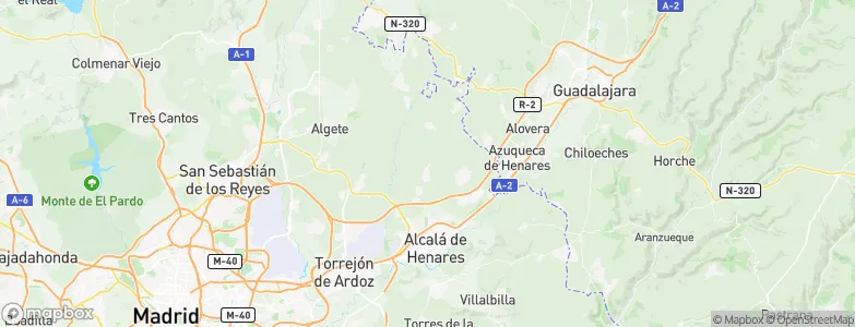 Camarma de Esteruelas, Spain Map