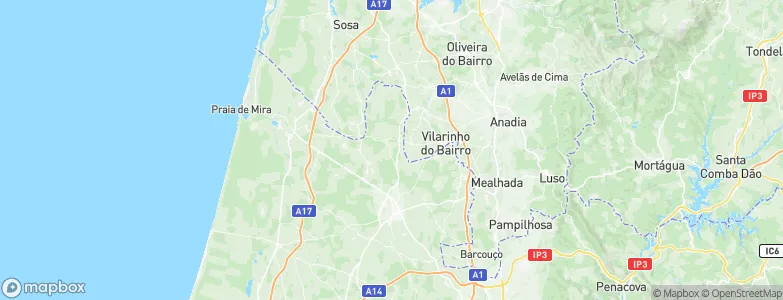 Camarneira, Portugal Map