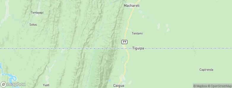 Camatindi, Bolivia Map