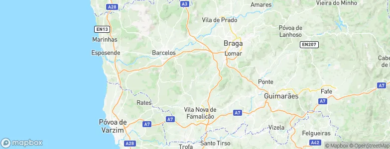 Cambeses, Portugal Map