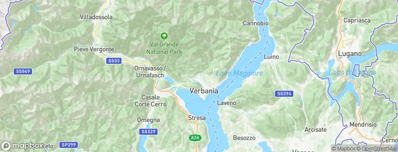 Cambiasca, Italy Map