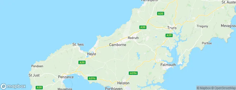 Camborne, United Kingdom Map