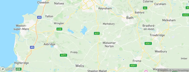 Cameley, United Kingdom Map