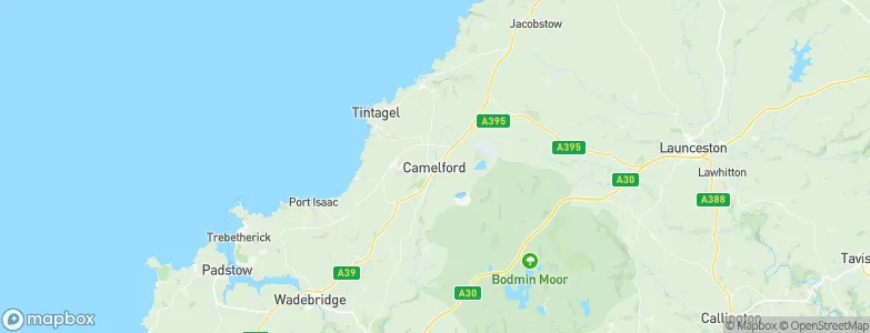 Camelford, United Kingdom Map