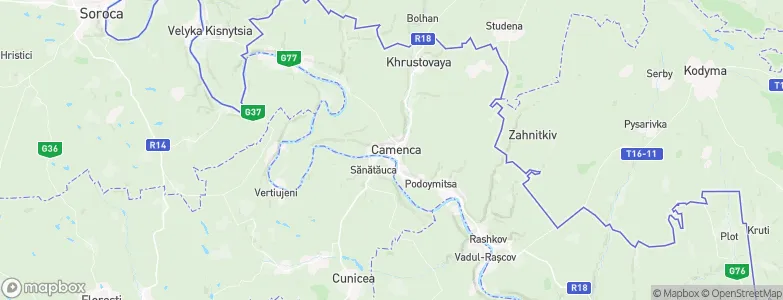 Camenca, Moldova Map