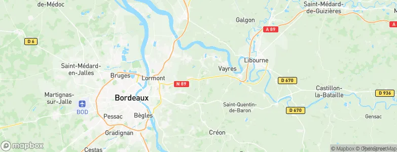 Cameyrac, France Map
