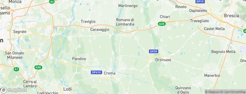 Camisano, Italy Map