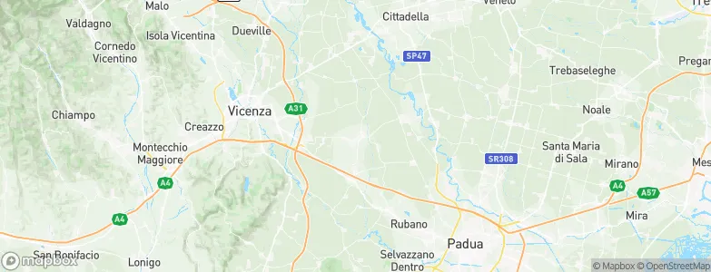 Camisano Vicentino, Italy Map