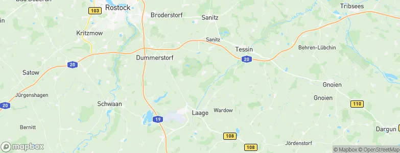 Cammin, Germany Map