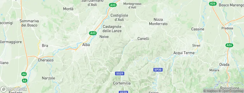 Camo, Italy Map