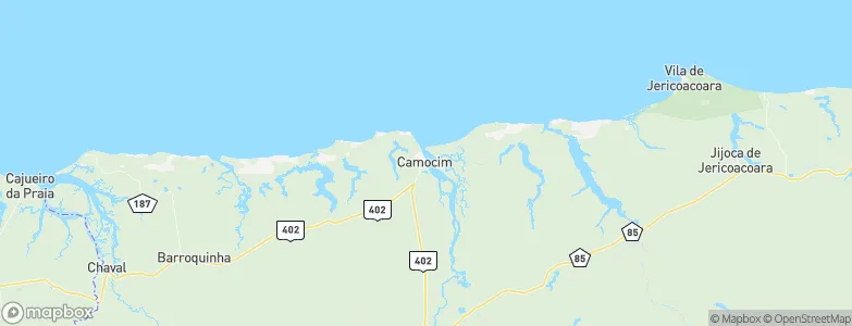 Camocim, Brazil Map