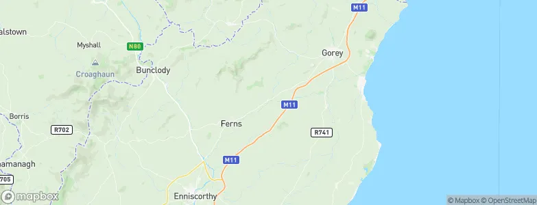 Camolin, Ireland Map