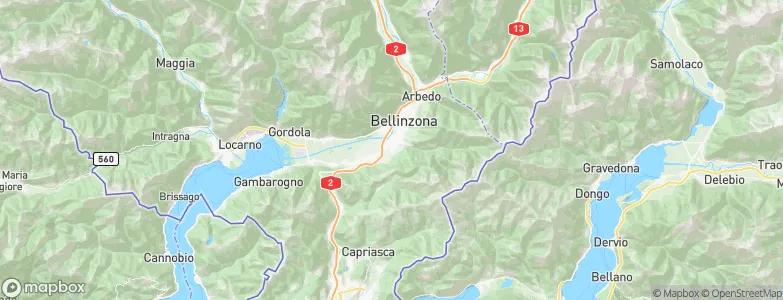 Camorino, Switzerland Map