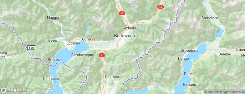 Camorino, Switzerland Map