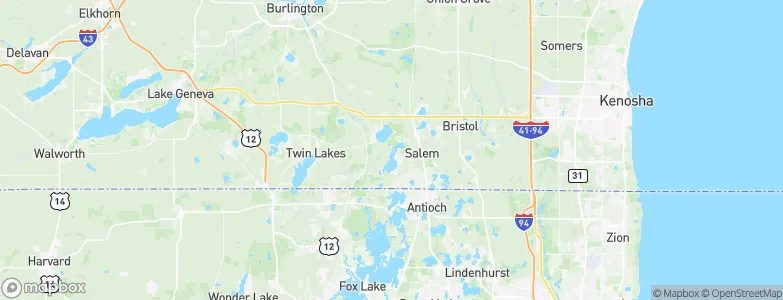 Camp Lake, United States Map