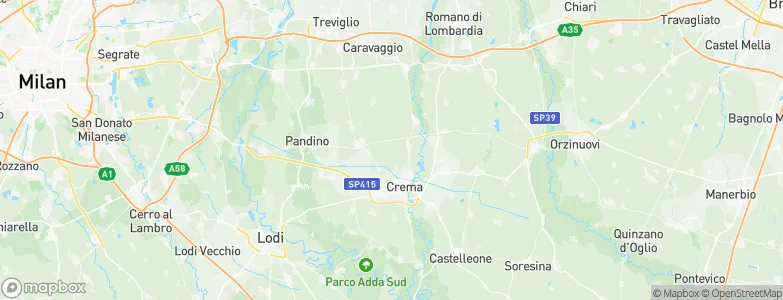 Campagnola Cremasca, Italy Map