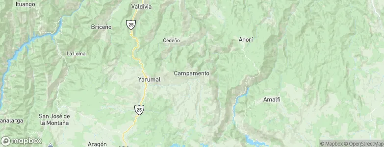 Campamento, Colombia Map