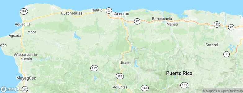 Campamento Radley, Puerto Rico Map
