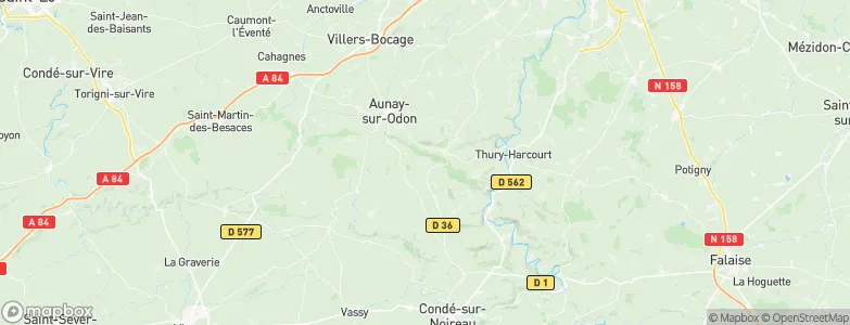 Campandré-Valcongrain, France Map