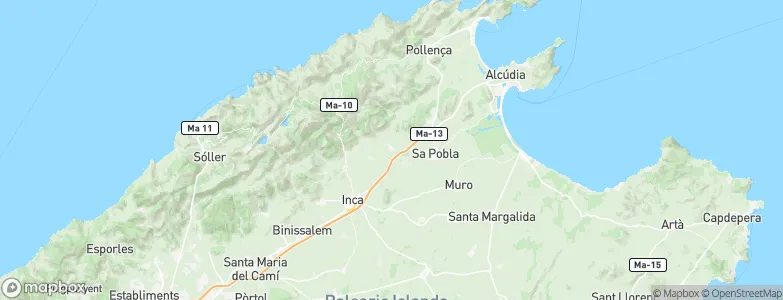 Campanet, Spain Map