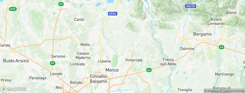 Camparada, Italy Map