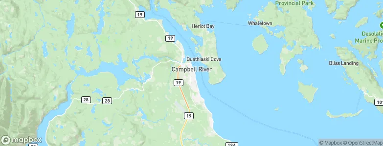 Campbell River, Canada Map