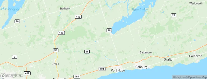 Campbellcroft, Canada Map