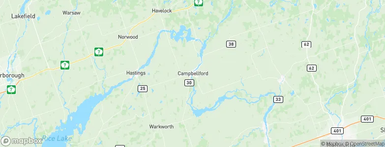 Campbellford, Canada Map