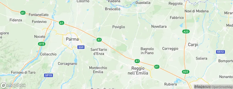 Campegine, Italy Map