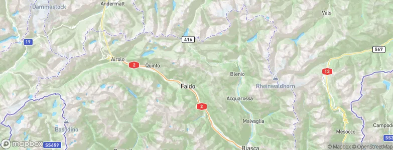 Campello, Switzerland Map