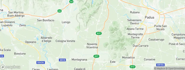 Campiglia dei Berici, Italy Map