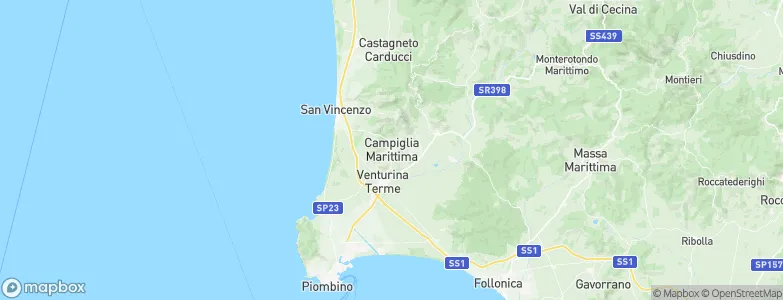 Campiglia Marittima, Italy Map