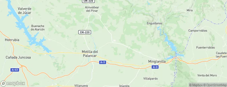 Campillo de Altobuey, Spain Map