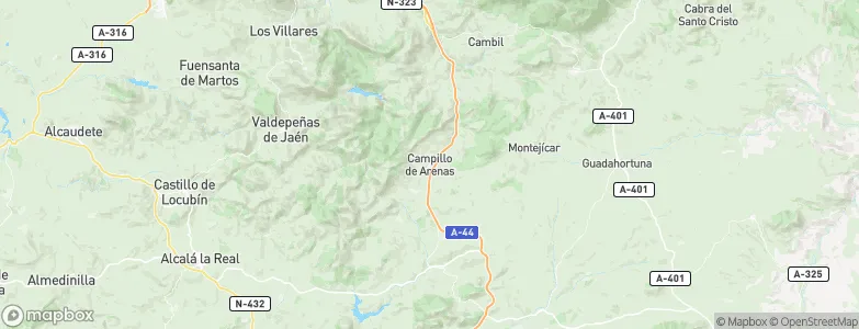 Campillo de Arenas, Spain Map