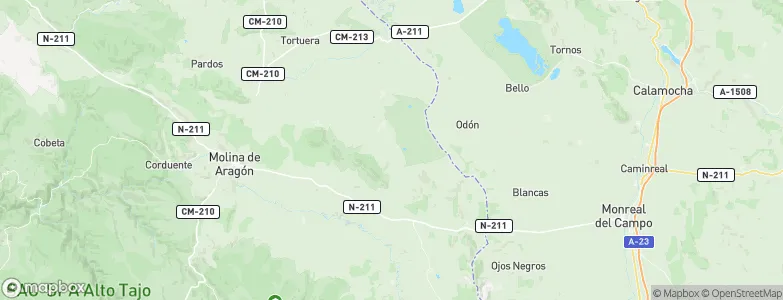 Campillo de Dueñas, Spain Map
