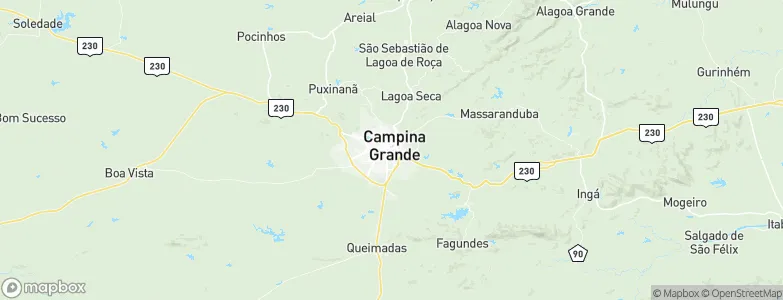 Campina Grande, Brazil Map
