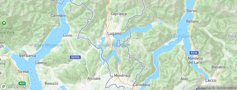 Campione d'Italia, Italy Map