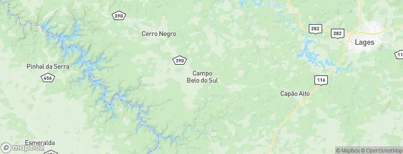 Campo Belo do Sul, Brazil Map
