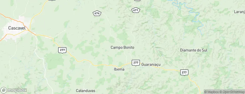 Campo Bonito, Brazil Map
