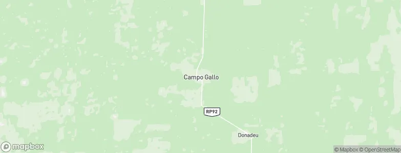 Campo Gallo, Argentina Map