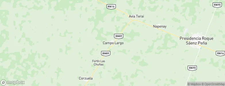 Campo Largo, Argentina Map