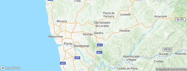 Campo, Portugal Map