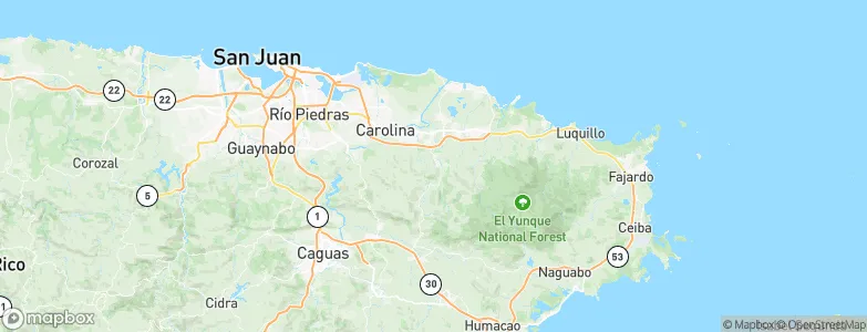 Campo Rico, Puerto Rico Map