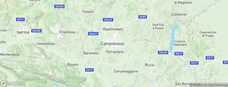 Campobasso, Italy Map