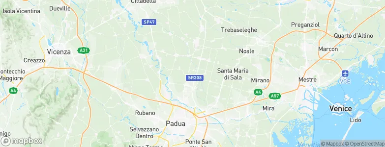Campodarsego, Italy Map